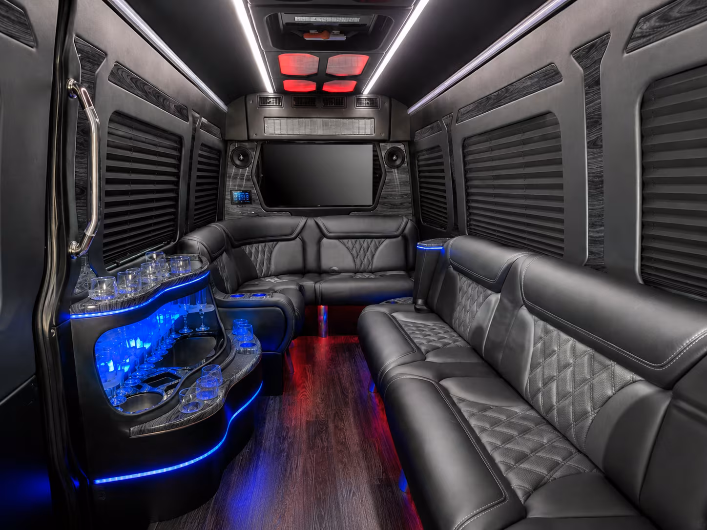 thornton private event transportation onboard seating